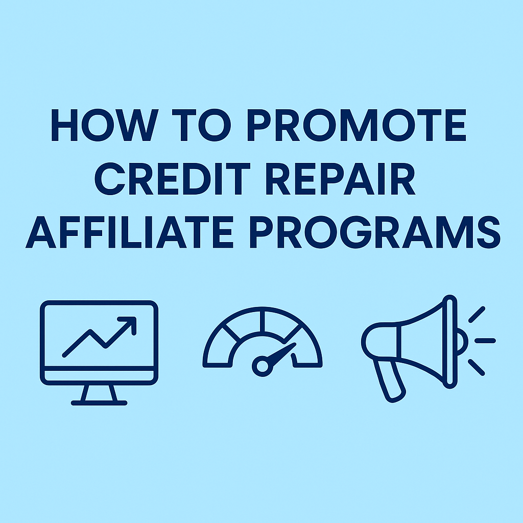 How to Promote Credit Repair Affiliate Programs